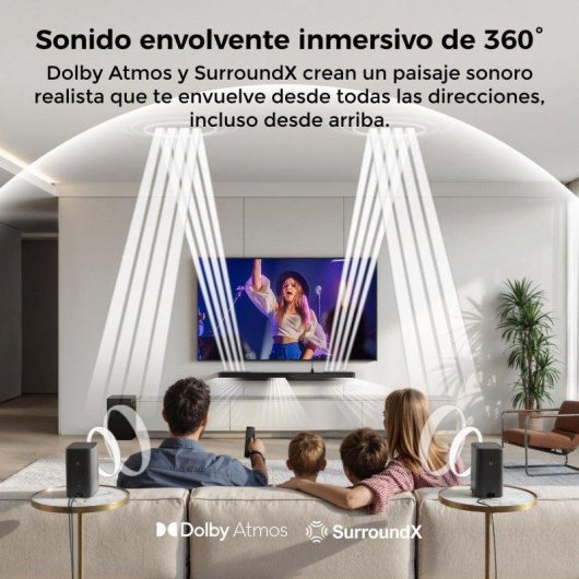 Soundbar Ultimea Skywave F40 Boom 5.1.2 6,5 Zoll Subwoofer Bluetooth 5.4 Dolby Atmos