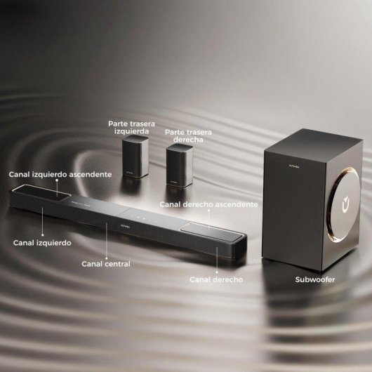 Soundbar Ultimea Skywave F40 Boom 5.1.2 6,5 Zoll Subwoofer Bluetooth 5.4 Dolby Atmos