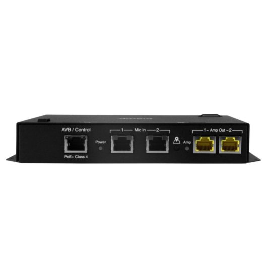 Micrófono Biamp Parlé TCM-XA alámbrico para conferencias con RJ-45 negro