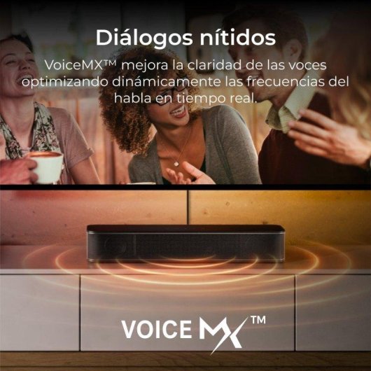 Barra de Sonido Ultimea Poseidon M20 2.1 120W Bluetooth Óptico USB Subwoofer Integrado