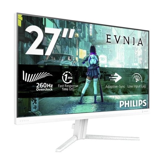 Monitor PC Philips 27M2N3201PL 27" Full HD 260Hz Fast IPS HDR10 Bianco 1ms