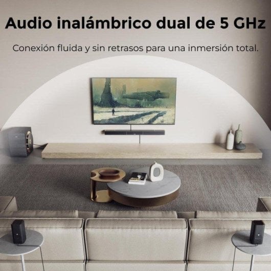 Barra di Suono Ultimea Skywave X70 7.1.4 980W Bluetooth 5.4 Subwoofer Dolby Atmos