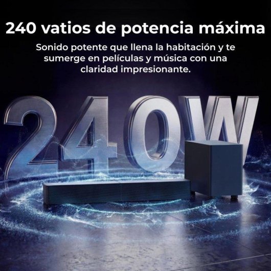 Barra Audio Ultimea Poseidon R3t 2.1 120W Bluetooth HDMI Ottico