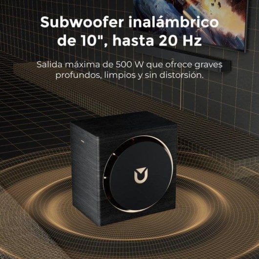 Barra di Suono Ultimea Skywave X70 7.1.4 980W Bluetooth 5.4 Dolby Atmos