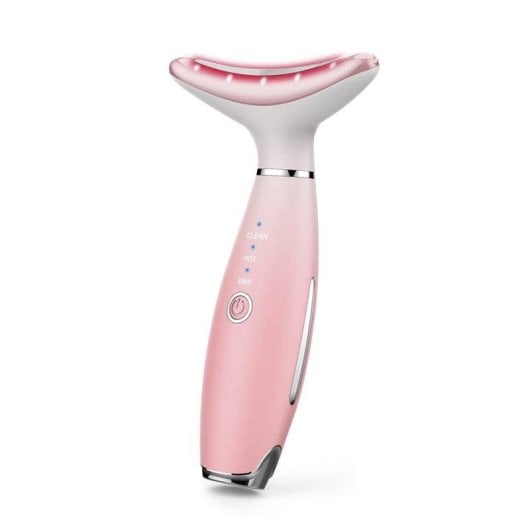 Masajeador Ultrasónico Dam Electronics con Luz LED, Calor y EMS para Cara y Cuello