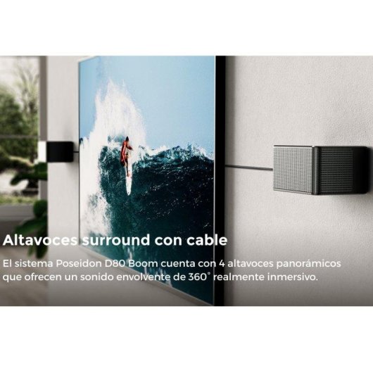 Soundbar Ultimea Poseidon D80 Boom 7.1 500W Bluetooth App Steuerung Dolby Atmos