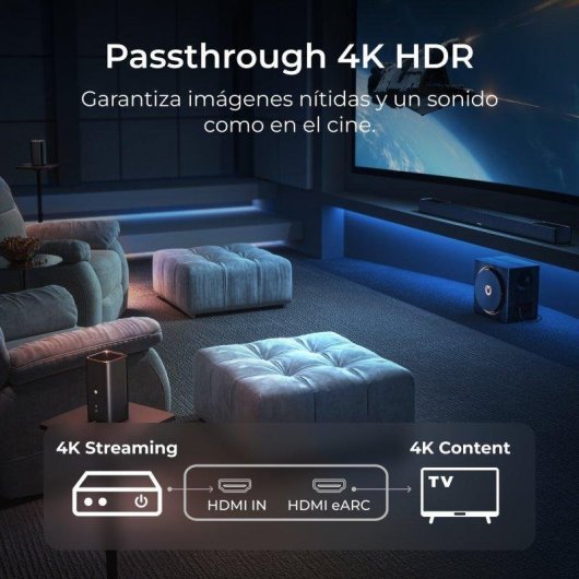 Barra Audio Ultimea Skywave 5.1.4 760W Bluetooth HDMI eARC Dolby Atmos