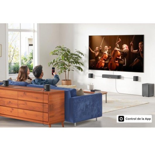 Barra Audio Ultimea Aura A60 7.1 4″ Subwoofer Bluetooth 5.3 App Dolby Atmos