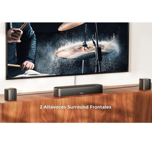 Barra Audio Ultimea Aura A60 7.1 4″ Subwoofer Bluetooth 5.3 App Dolby Atmos