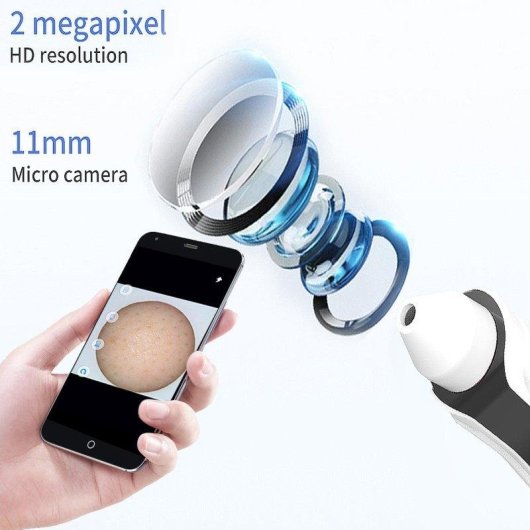 Dispositivo de limpieza facial Dam Electronics Ajustable 3 Niveles Gran Potencia de Succión