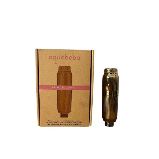Filtro de Ducha Aquafilter Ducha Gold Dorado 7 Etapas