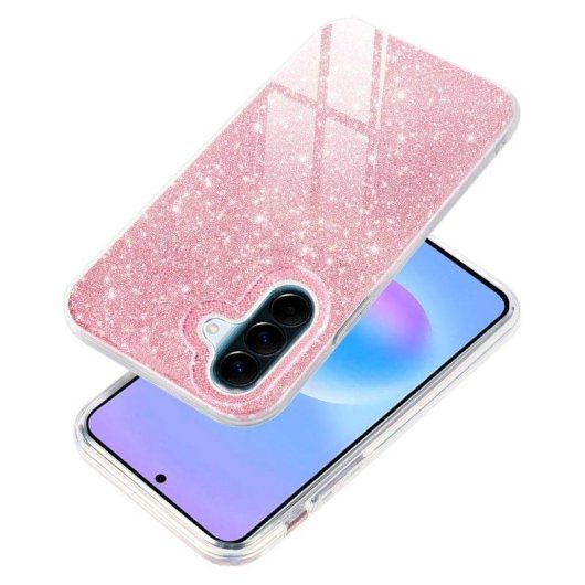 Carcasa COOL para Samsung Galaxy A57 5G Glitter Rosa