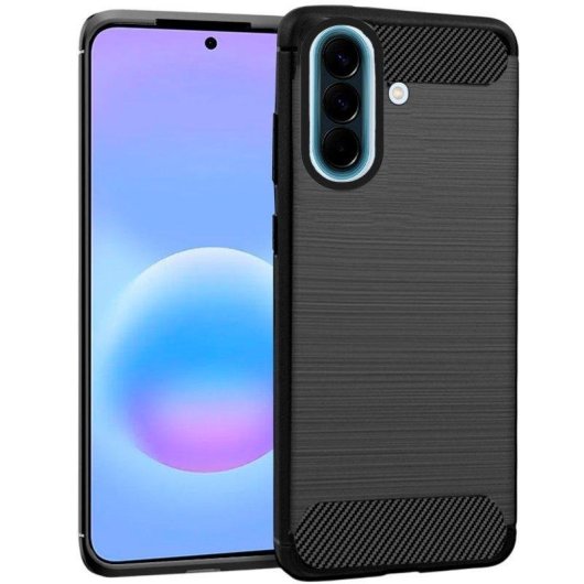 Carcasa COOL stoßfeste Hülle für Samsung Galaxy A57 5G Kohlefaser Schwarz
