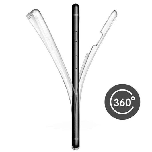 Funda COOL Silicona 3D para Samsung A576 Galaxy A57 5G (Transparente Frontal + Trasera)