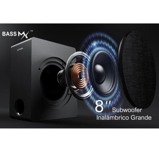 Ultimea Barra de Sonido 5.1.2 520W Bluetooth Subwoofer Inalámbrico Dolby Atmos, Soportes Gratis