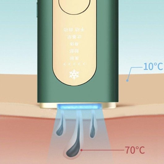 Depiladora Luz Pulsada IPL Dam Electronics T66s 5 Niveles Pantalla LED Protección Automática