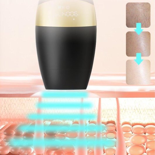 Depiladora Luz Pulsada IPL Dam Electronics Quartzo 8 Níveis LCD