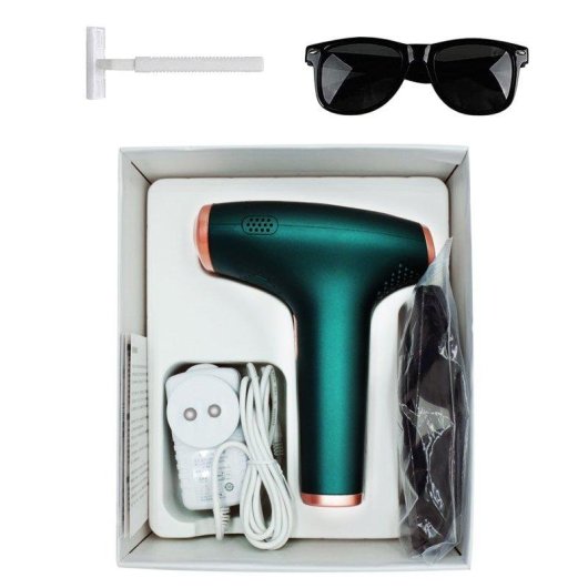 Depiladora Luz Pulsada IPL Dam Electronics TS6 5 Ajustes Pantalla LED Protección Apagones