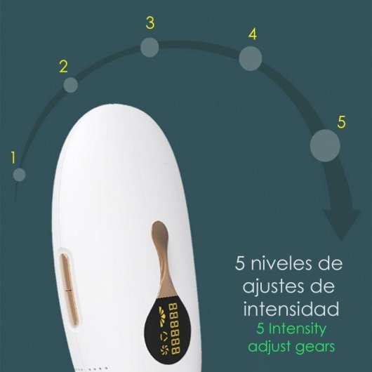 Depiladora Luz Pulsada IPL Dam Electronics T28S 5 Niveles Pantalla LED Refrigeración