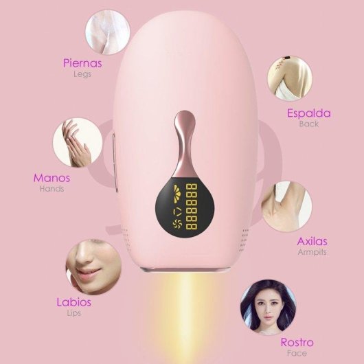 Depiladora Luz Pulsada IPL Dam Electronics T28S 5 Niveles Pantalla LED Refrigeración