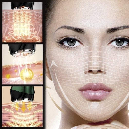 Instrumento de belleza facial Dam Electronics EMS LED 3 colores WAV VR