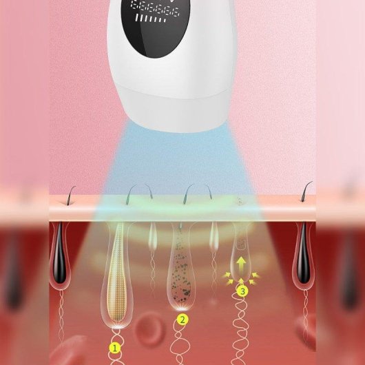 Épilateur Lumière Pulsée Dam Electronics Freezing Point IPL 999000 8 Niveaux LCD