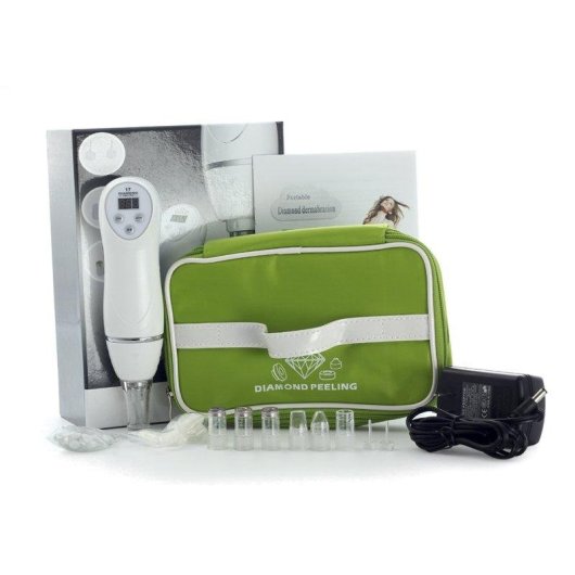 Instrumento de peeling Dam Electronics con puntas de diamante y succión de puntos negros