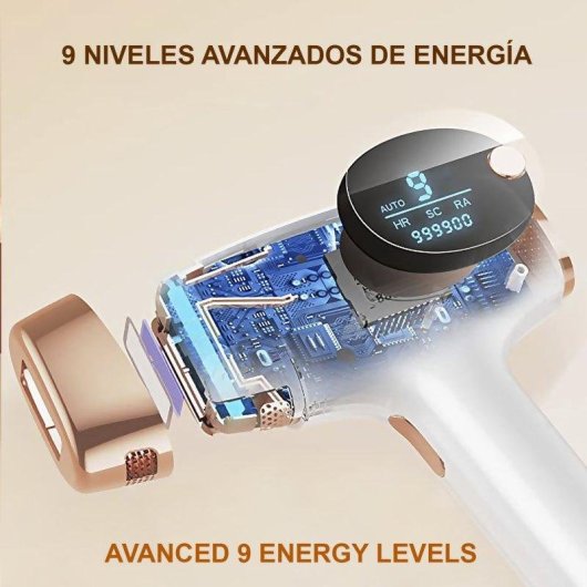 Depiladora Luz Pulsada IPL Dam Electronics TS8 5 Niveles Pantalla LED