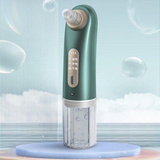 Dispositivo de limpieza facial Dam Electronics 3 modos, depósito doble de agua, 6 cabezales