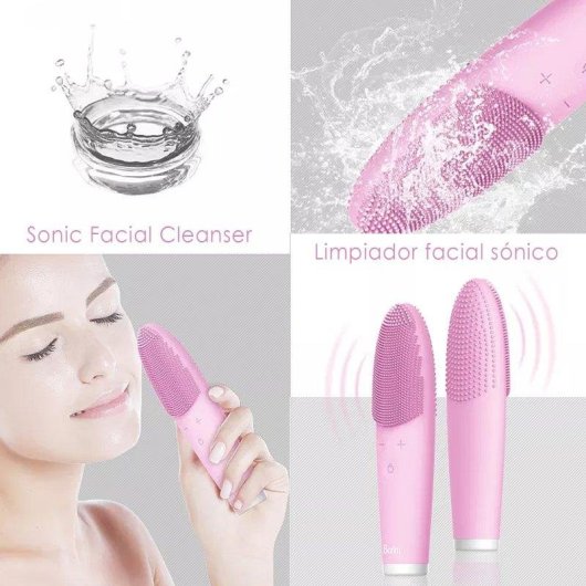 Cepillo eléctrico de silicona Dam Electronics Masajeador Afeitadora Zonas Delicadas