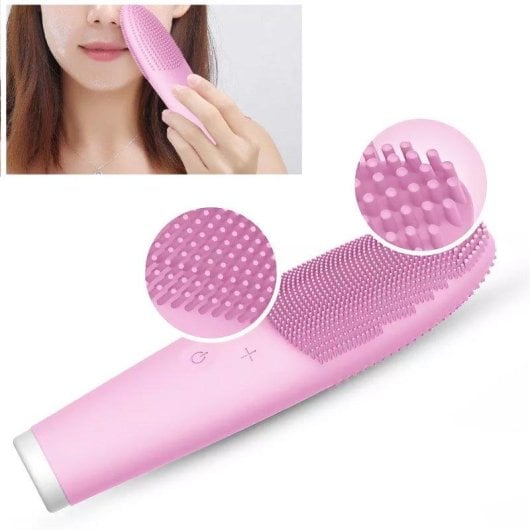 Cepillo eléctrico de silicona Dam Electronics Masajeador Afeitadora Zonas Delicadas