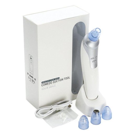 Instrumento de Belleza Dam Electronics con 4 Sondas para Puntos Negros y Limpieza Facial