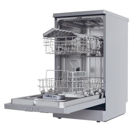 Lavavajillas Candy Brava CDPH 2L1047S 10 cubiertos E con 2 cestas plegables y bloqueo infantil