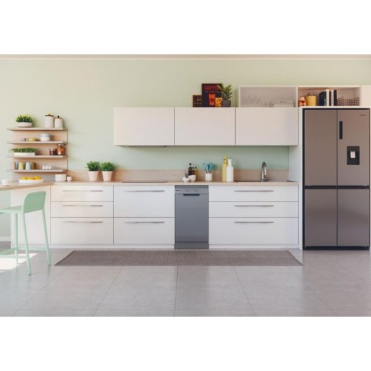 Lavavajillas Candy Brava CDPH 2L1047S 10 cubiertos E con 2 cestas plegables y bloqueo infantil