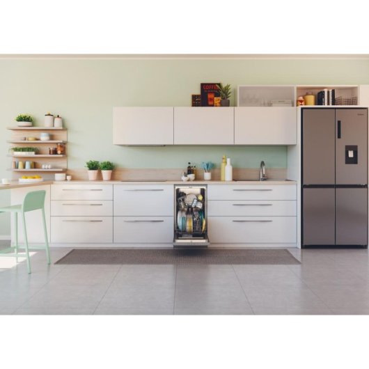 Lavavajillas Candy Brava CDPH 2L1047S 10 cubiertos E con 2 cestas plegables y bloqueo infantil