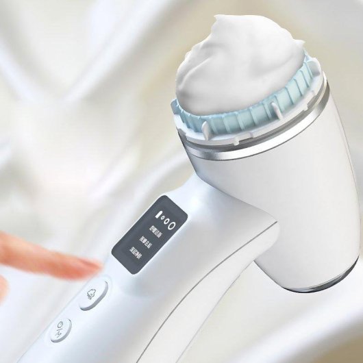 Cepillo Facial Eléctrico Dam Electronics Skin Scrubber 2 Cabezales Exfoliante Masajeador
