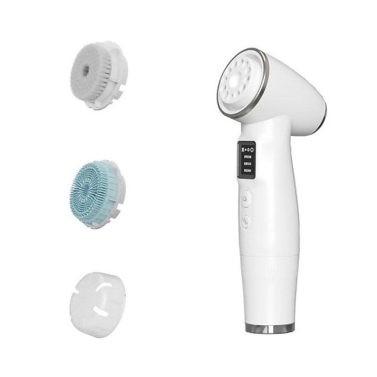 Cepillo Facial Eléctrico Dam Electronics Skin Scrubber 2 Cabezales Exfoliante Masajeador
