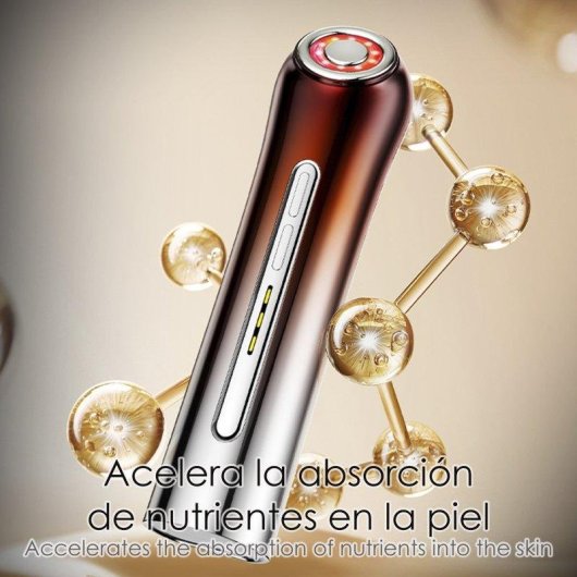 Instrumento de belleza facial Dam Electronics con EMS y luz multi efecto
