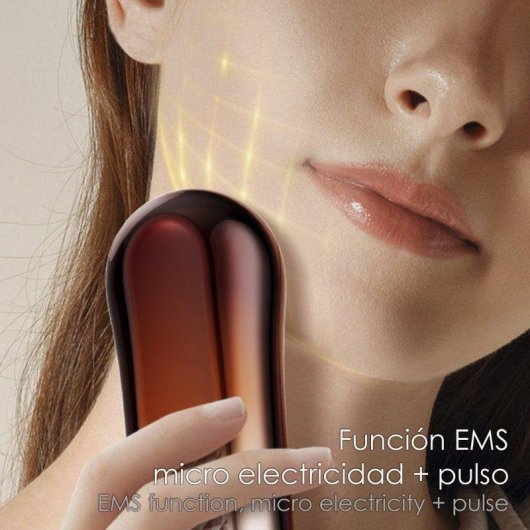 Instrumento de belleza facial Dam Electronics con EMS y luz multi efecto