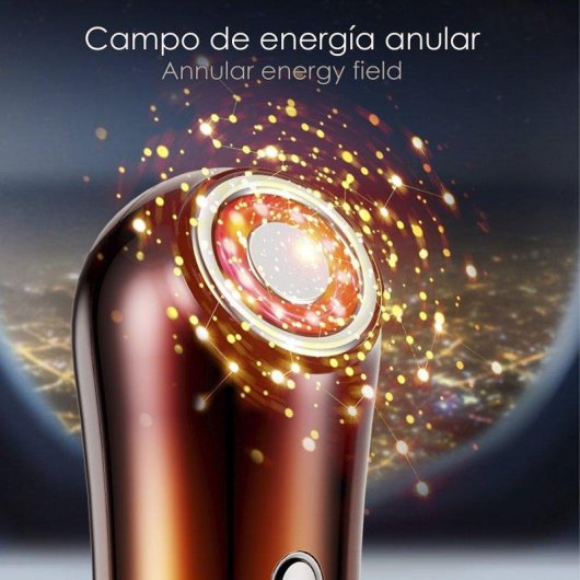 Instrumento de belleza facial Dam Electronics con EMS y luz multi efecto
