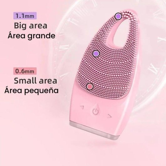 Limpiador Facial Eléctrico Dam Electronics Con Batería Recargable, 15 Intensidades