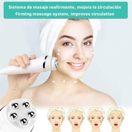 Cepillo Facial Dam Electronics 4 en 1 con 3 Velocidades Ajustables