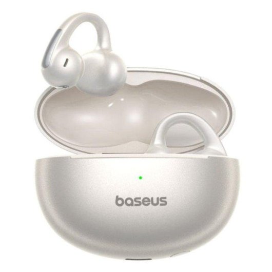 Auriculares Baseus Bowie MC1 Pro inalámbricos Bluetooth Open-Ear con IP67, 40 h autonomía, blancos