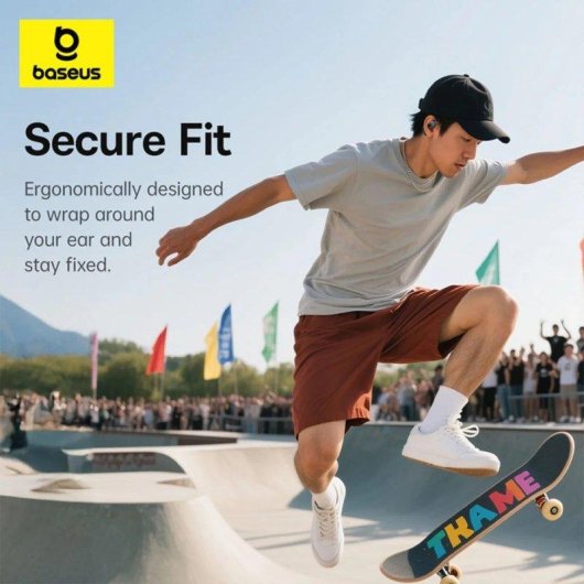 Auriculares Baseus Eli 2i Fit inalámbricos Bluetooth diseño abierto IPX5 negros