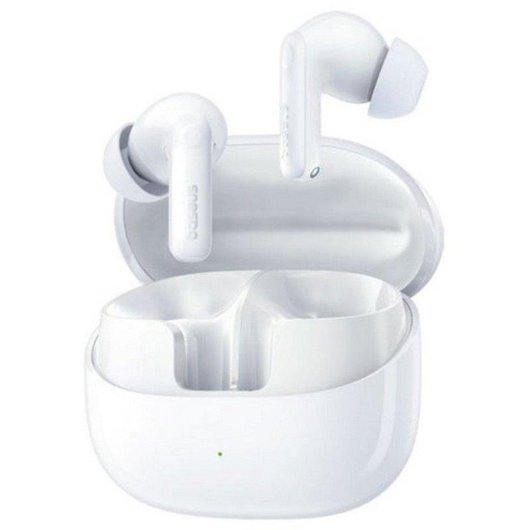 Auriculares Baseus Bass PRO BP1 inalámbricos Bluetooth 6.0 con Cancelación de Ruido, Micrófono y protección IP55 Blanco