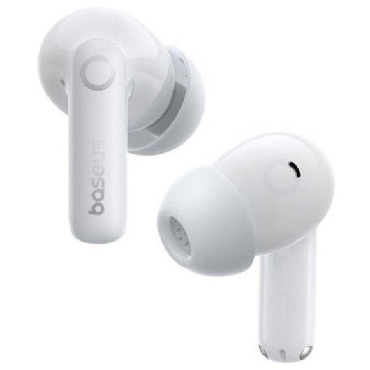 Auriculares Baseus Bass PRO BP1 inalámbricos Bluetooth 6.0 con Cancelación de Ruido, Micrófono y protección IP55 Blanco