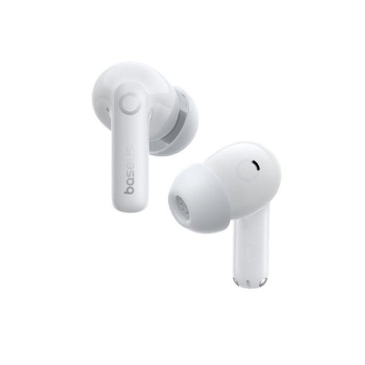 Auriculares Baseus Bass PRO BP1 inalámbricos Bluetooth 6.0 con Cancelación de Ruido, Micrófono y protección IP55 Blanco