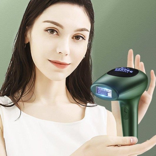 Epilatore Luce Pulsata Dam Electronics 8 Livelli 900000 Flash Display LED