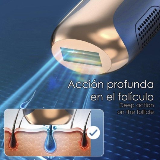 Depiladora Luz Pulsada IPL Dam Electronics T60 5 Niveles Base Esterilización UV