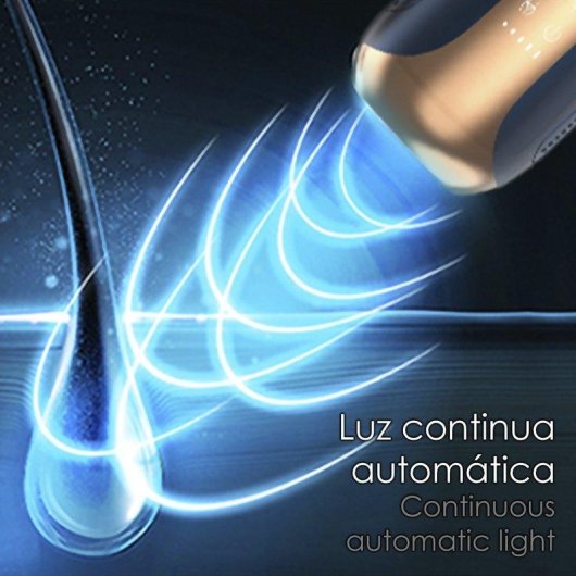 Depiladora Luz Pulsada IPL Dam Electronics T60 5 Niveles Base Esterilización UV